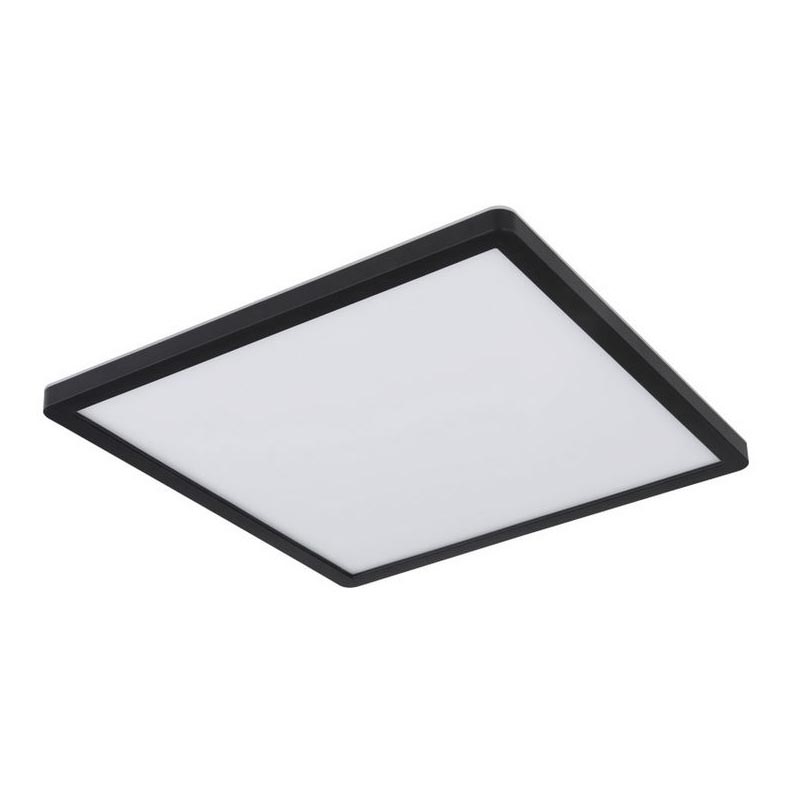 Globo - Himmennettävä kylpyhuoneen LED-kattovalaisin LED/18W/230V 29,4x29,4 cm IP44 musta