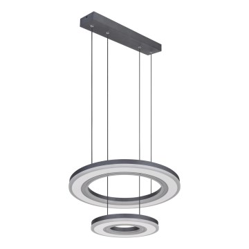 Globo - Himmennettävä LED-kattokruunu johdossa LED/50W/230V 2700-6000K halkaisija 50 cm musta + kauko-ohjaus