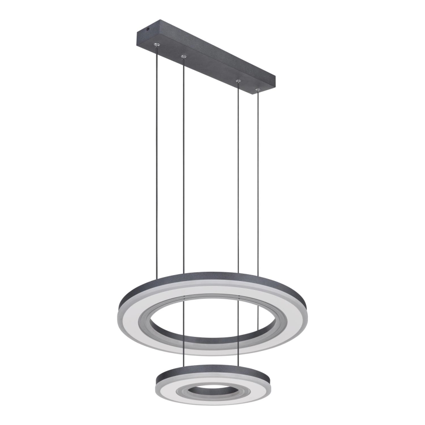 Globo - Himmennettävä LED-kattokruunu johdossa LED/50W/230V 2700-6000K halkaisija 50 cm musta + kauko-ohjaus