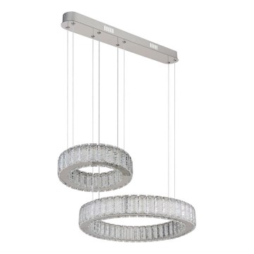 Globo - Himmennettävä LED-kattokruunu johdossa LED/80W/230V 2700-6000K + kauko-ohjaus