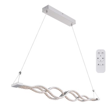 Globo - Himmennettävä LED-kattokruunu narussa 1xLED/30W/230V + kauko-ohjaus
