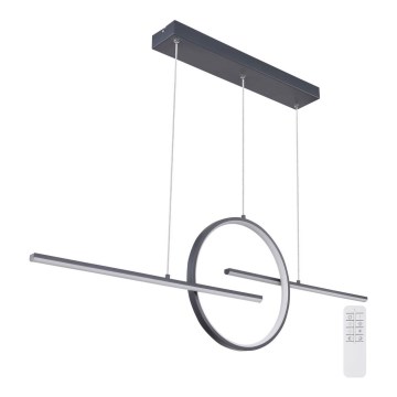 Globo - Himmennettävä LED-kattokruunu narussa LED/50W/230V + kauko-ohjaus