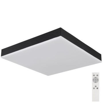 Globo - Himmennettävä LED-kattovalaisin LED/24W/230V 2700-6500K musta + kauko-ohjaus