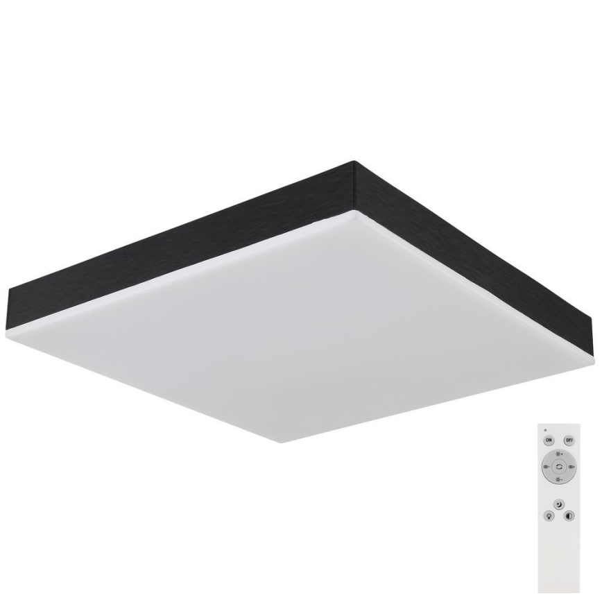 Globo - Himmennettävä LED-kattovalaisin LED/24W/230V 2700-6500K musta + kauko-ohjaus