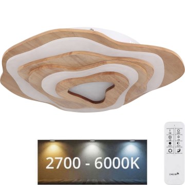 Globo - Himmennettävä LED-kattovalaisin LED/40W/230V 2700-6000K + kauko-ohjaus