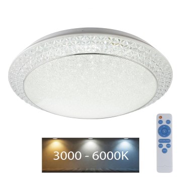 Globo - Himmennettävä LED-kattovalaisin LED/40W/230V 3000-6000K + kauko-ohjaus