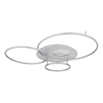 Globo - Himmennettävä LED-kattovalaisin LED/70W/230V 2700-6500K mattakromi + kauko-ohjaus
