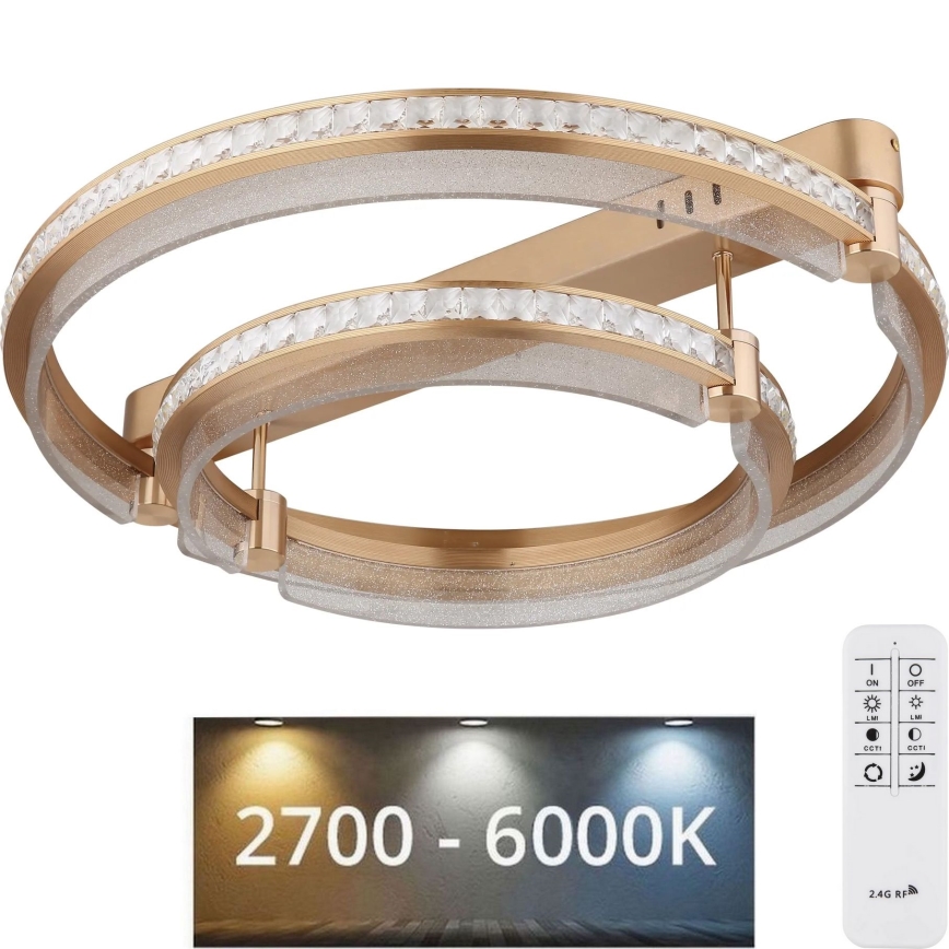 Globo - Himmennettävä LED-kattovalaisin LED/78W/230V 2700K-6000K + kauko-ohjaus