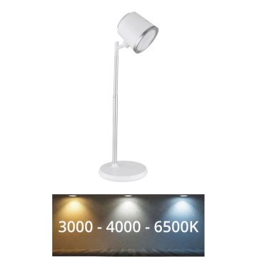 Globo - Himmennettävä LED-kosketuspöytävalaisin 4in1 LED/6W/3,7V 3000K/4000K/6500K 1500 mAh USB valkoinen