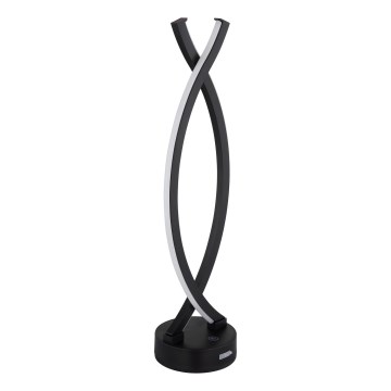 Globo - Himmennettävä LED-kosketuspöytävalaisin LED/1W/3,7V 3000K 1800 mAh USB musta