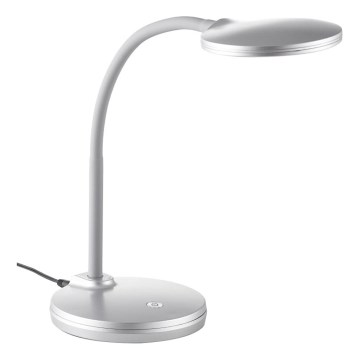 Globo - Himmennettävä LED-kosketuspöytävalaisin LED/4W/230V hopea