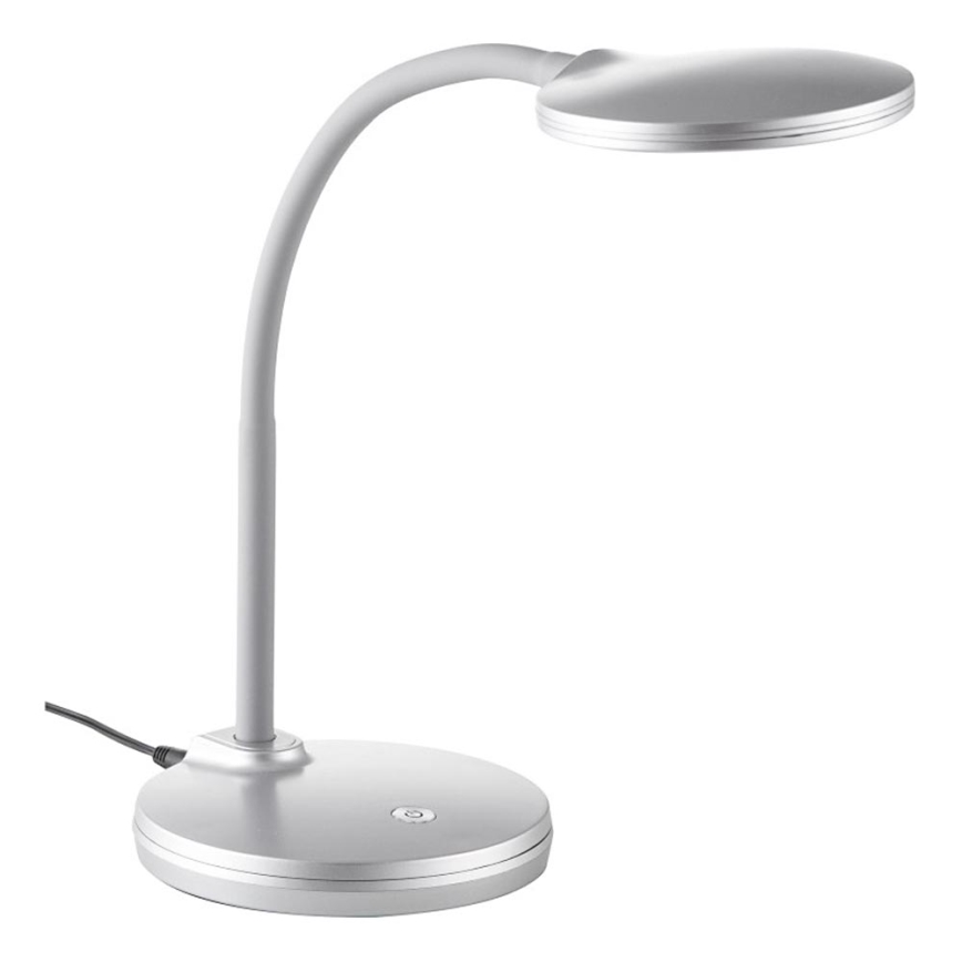 Globo - Himmennettävä LED-kosketuspöytävalaisin LED/4W/230V hopea