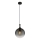 Globo - Kattokruunu johdossa 1xE27/10W/230V halkaisija 25 cm musta