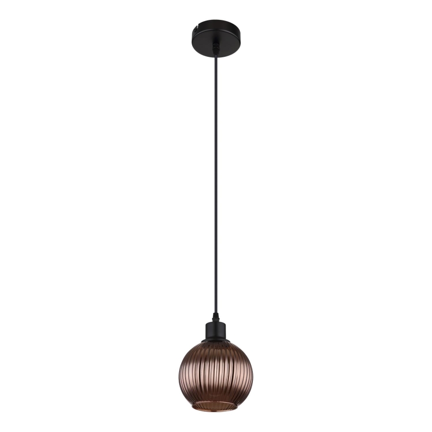 Globo - Kattokruunu johdossa 1xE27/25W/230V halkaisija 15 cm kupari