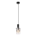 Globo - Kattokruunu johdossa 1xE27/40W/230V halkaisija 12,5 cm musta