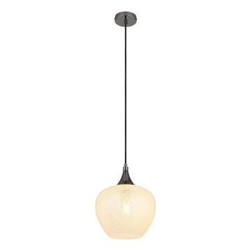 Globo - Kattokruunu johdossa 1xE27/40W/230V halkaisija 24 cm valkoinen/antrasiitti