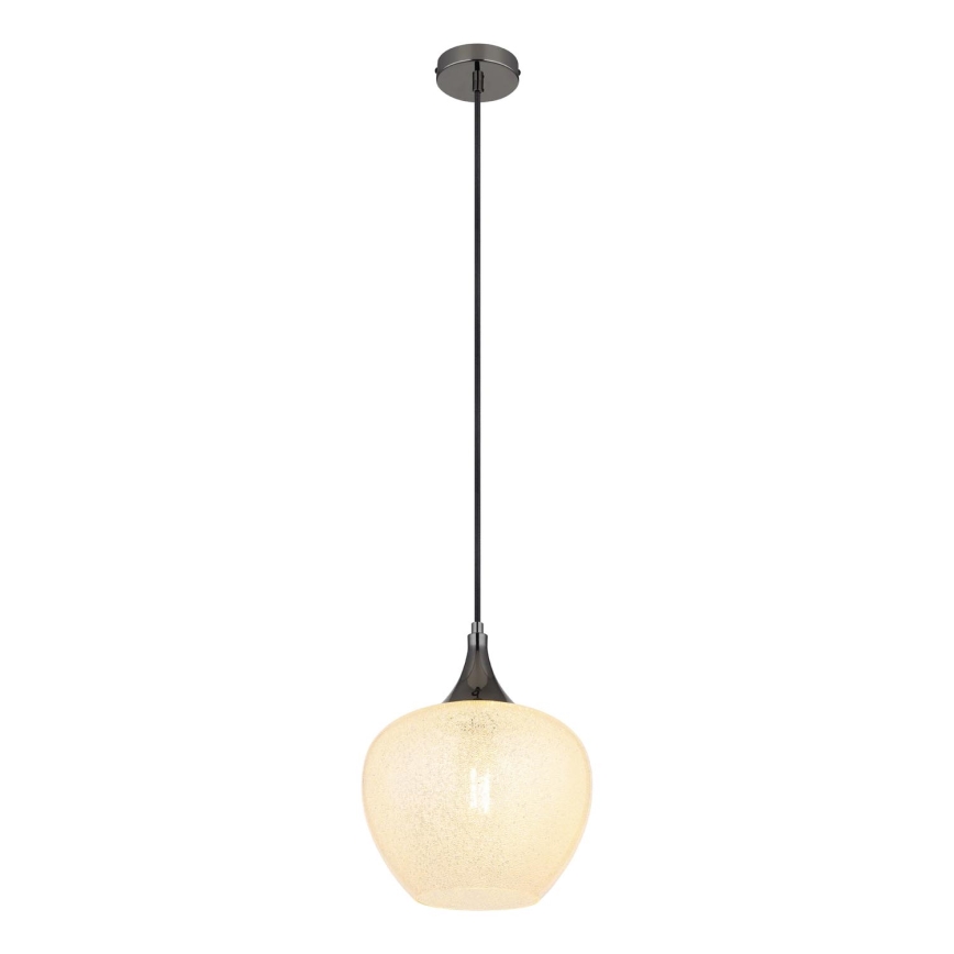 Globo - Kattokruunu johdossa 1xE27/40W/230V halkaisija 24 cm valkoinen/antrasiitti