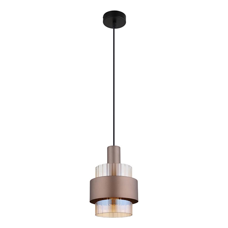Globo - Kattokruunu johdossa 1xE27/60W/230V halkaisija 18,5 cm