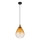 Globo - Kattokruunu johdossa 1xE27/60W/230V halkaisija 21 cm oranssi