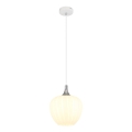 Globo - Kattokruunu johdossa 1xE27/60W/230V halkaisija 24 cm valkoinen