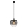 Globo - Kattokruunu johdossa 1xE27/60W/230V halkaisija 29 cm musta