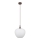 Globo - Kattokruunu johdossa 1xE27/60W/230V halkaisija 29 cm valkoinen/ruskea