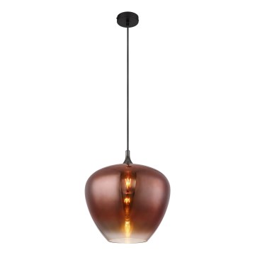 Globo - Kattokruunu johdossa 1xE27/60W/230V halkaisija 40 cm kupari