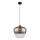 Globo - Kattokruunu johdossa 1xE27/60W/230V halkaisija 40 cm musta