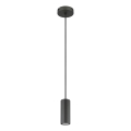 Globo - Kattokruunu johdossa 1xGU10/25W/230V musta