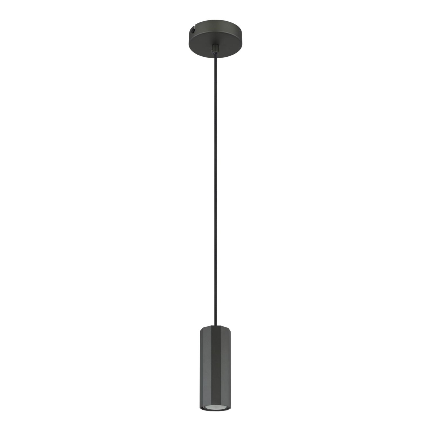 Globo - Kattokruunu johdossa 1xGU10/25W/230V musta