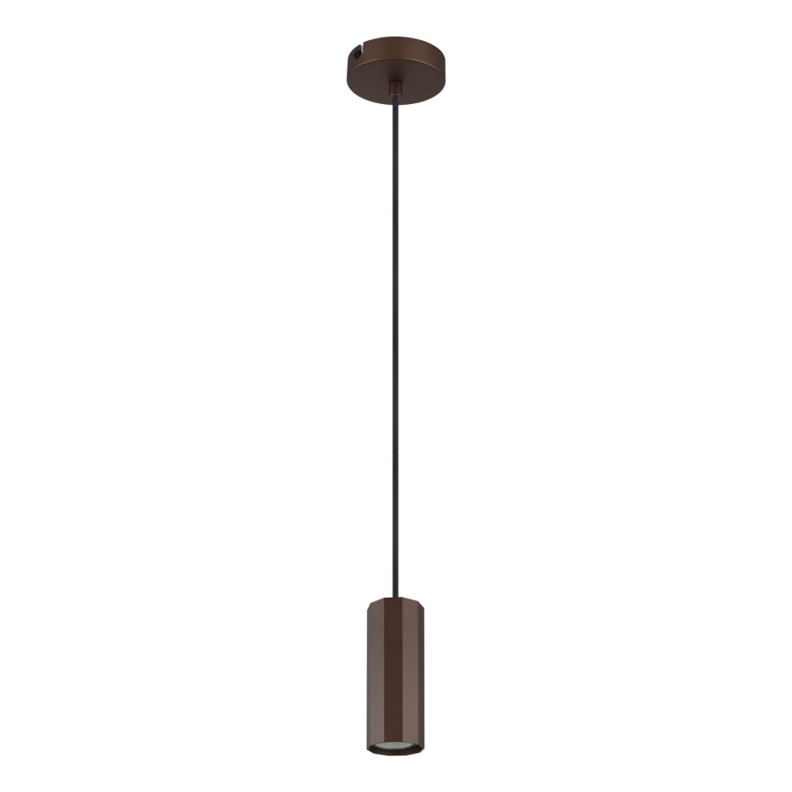 Globo - Kattokruunu johdossa 1xGU10/25W/230V ruskea