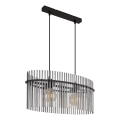 Globo - Kattokruunu johdossa 2xE27/60W/230V musta