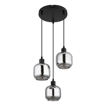 Globo - Kattokruunu johdossa 3xE27/25W/230V