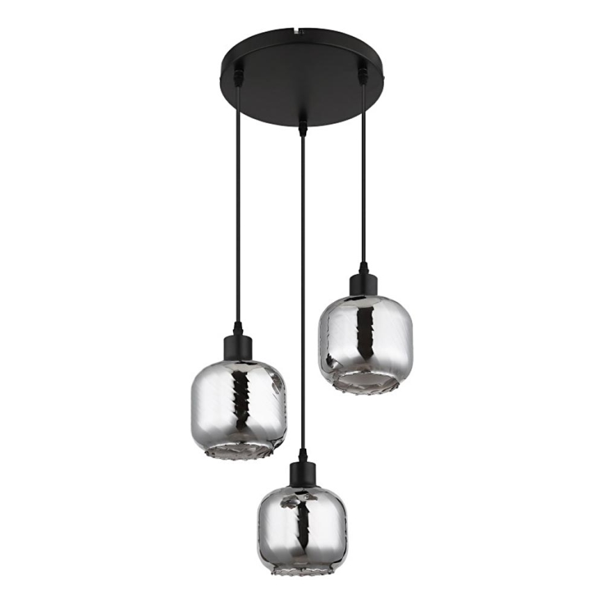 Globo - Kattokruunu johdossa 3xE27/25W/230V