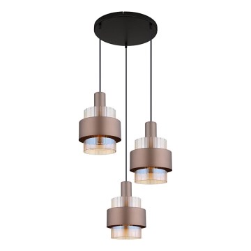 Globo - Kattokruunu johdossa 3xE27/60W/230V halkaisija 45 cm