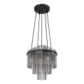 Globo - Kattokruunu johdossa 5xE14/40W/230V musta