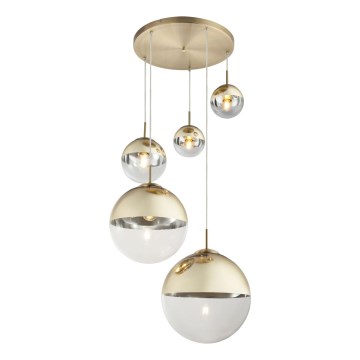 Globo - Kattokruunu johdossa 5xE27/40W/230V halkaisija 65 cm