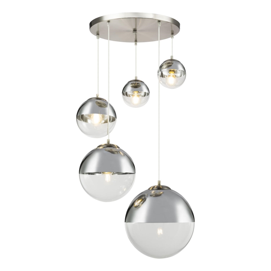 Globo - Kattokruunu johdossa 5xE27/60W/230V halkaisija 65 cm