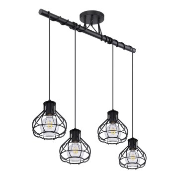 Globo - Kattokruunu narulla 4xE27/60W/230V