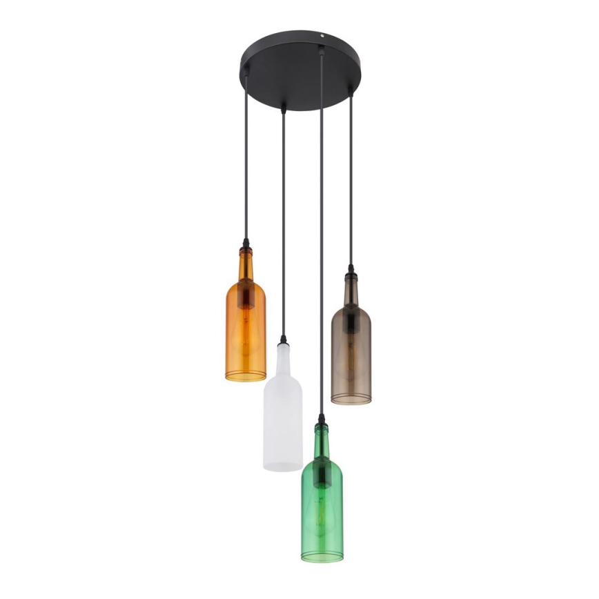 Globo - Kattokruunu narulla 4xE27/8W/230V