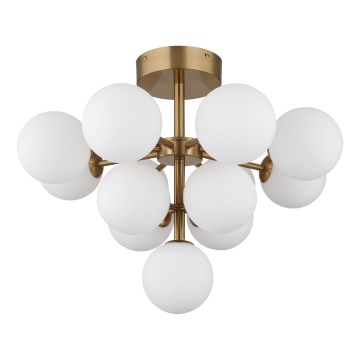 Globo - Kiinteä kattokruunu 13xG9/5W/230V halkaisija 56 cm kulta