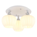 Globo - Kiinteä kattokruunu 3xE27/40W/230V valkoinen