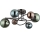 Globo - Kiinteä LED-kattokruunu 6xG9/3,5W/230V
