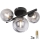 Globo - Kiinteä LED-kattokruunu RIHA 3xG9/3,5W/230V