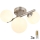 Globo - Kiinteä LED-kattokruunu RIHA 3xG9/3,5W/230V mattakromi