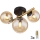Globo - Kiinteä LED-kattokruunu RIHA 3xG9/3,5W/230V messinki
