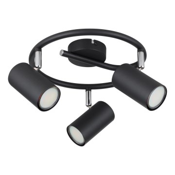 Globo - Kohdevalo 3xGU10/25W/230V musta