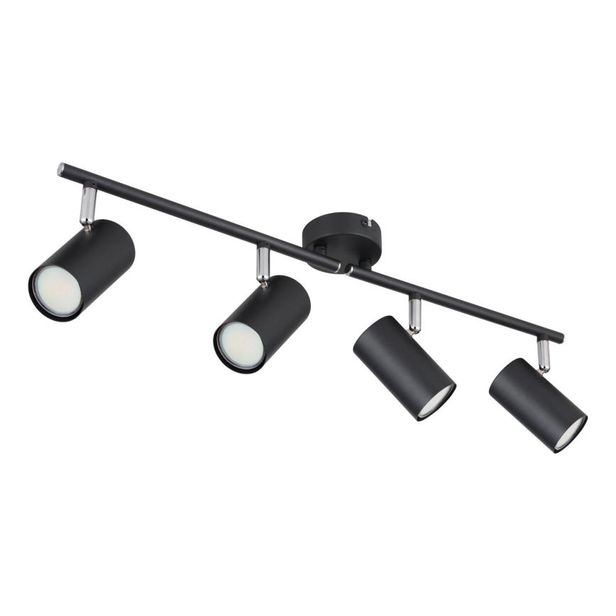 Globo - Kohdevalo 4xGU10/25W/230V musta