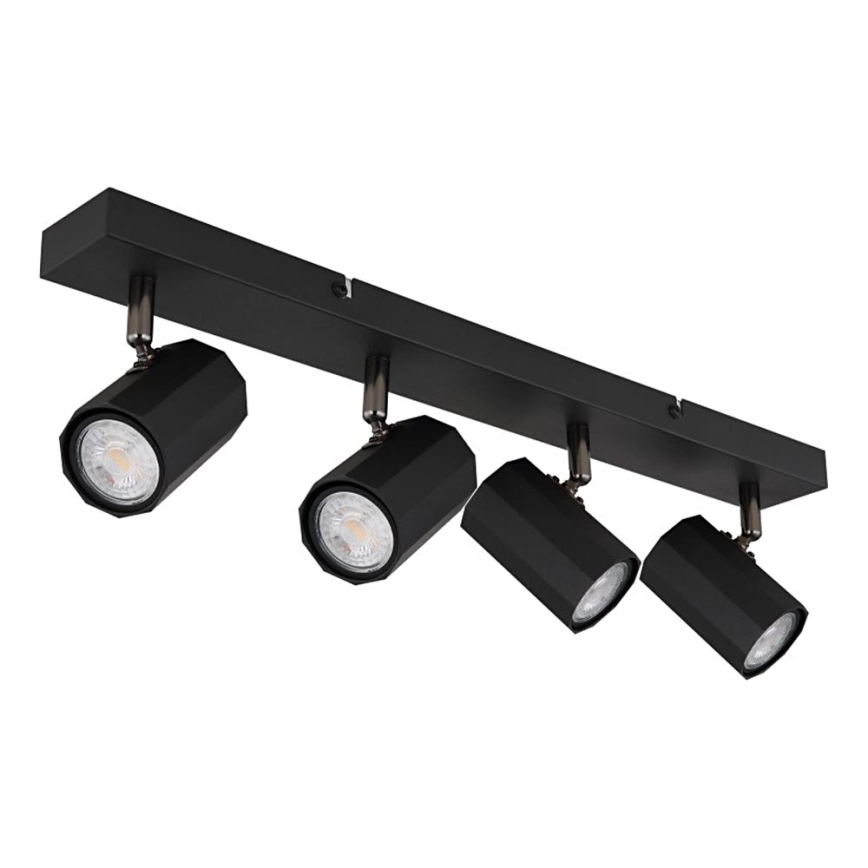 Globo - Kohdevalo 4xGU10/25W/230V musta