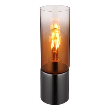 Globo - Kosketuspöytälamppu 1xE27/25W/230V halkaisija 9 cm musta/kupari
